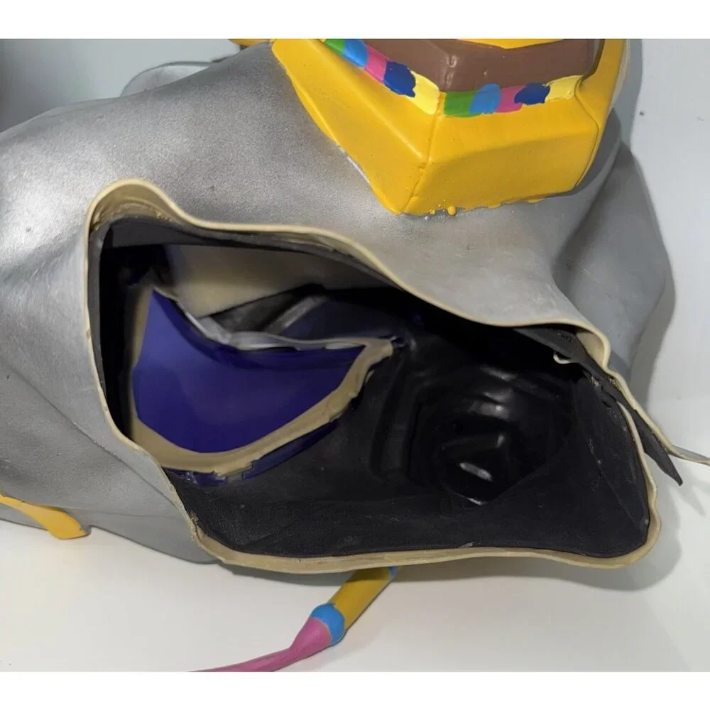Fortnite DJ Yonder Mask Adult Halloween Costume Accessory Llama Latex Cosplay